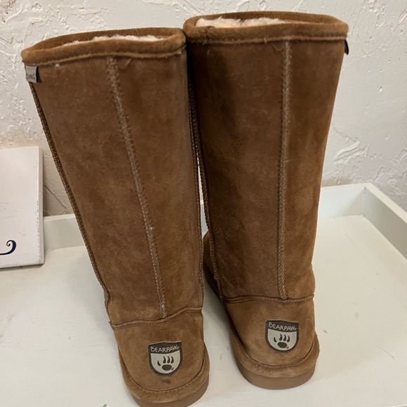 Never Worn Bearpaw Light Brown Elle Tall Boot 12” Tall Size 8.5 - Picture 6 of 8